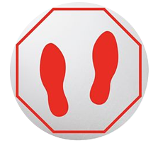 stop here decal